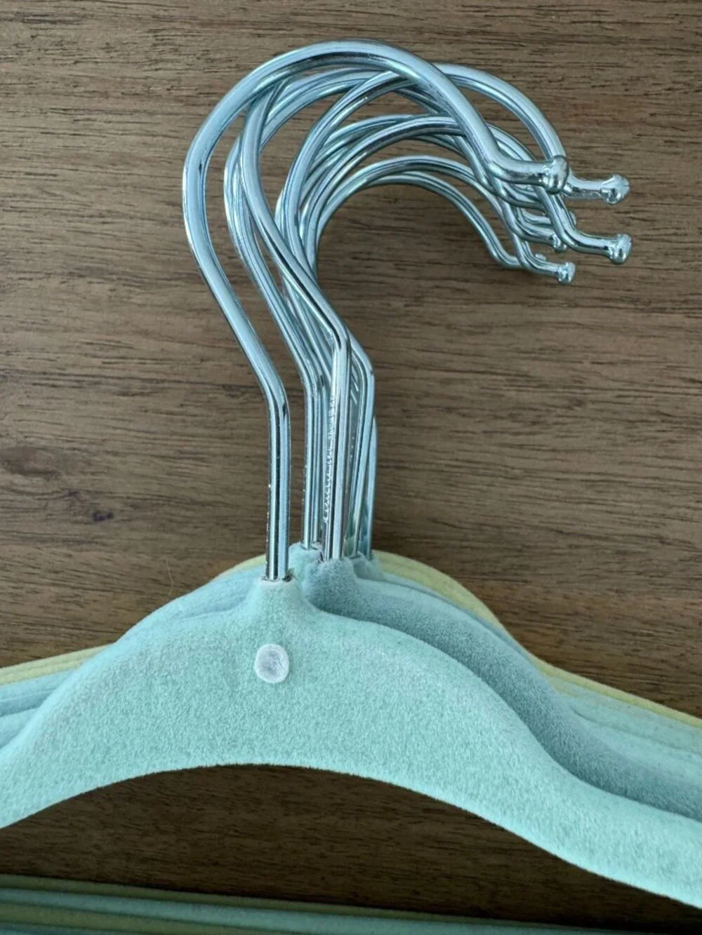Lot of 10 Velvet Infant Hangers 10